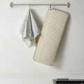 RINNIG Dish drying mat, beige, 51x42 cm
