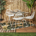 Foldable Outdoor Dining Table for 6 Persons 110x70