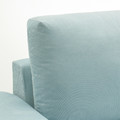 VIMLE 2-seat sofa, with wide armrests/Saxemara light blue