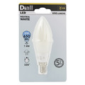 Diall LED Bulb B35 E14 7.4W 650lm DIM, frosted, neutral white