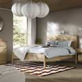 TONSTAD Bedroom furniture, set of 3, oak veneer, 140x200 cm