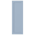 SANNIDAL Door with hinges, blue, 40x120 cm