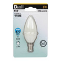 Diall LED Bulb B35 E14 4W 470lm, frosted, neutral white