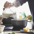 HUSKNUT Saucepan, non-stick coating, black, 1.8 l