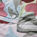 KORSKOVALL Duvet cover and 2 pillowcases, multicolour/floral pattern, 200x200/50x60 cm
