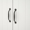 SKRUVBY TV storage combination, white, 226x38x90 cm