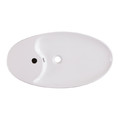 Ceramic Countertop Basin GoodHome Neda 74x39cm, white