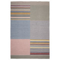 BUDDINGE Rug, flatwoven, handmade multicolour/stripe pattern, 170x240 cm