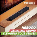 Hisense Compact Sound Bar with Built-in Subwoofer HS2000 2.1