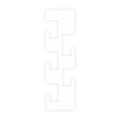 Wall Hanger Zip, white