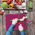 Flexible Chopping Board, dark red
