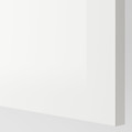 FÖRBÄTTRA Cover panel, high-gloss white, 39x106 cm