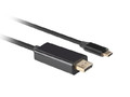 Lanberg Cable USB-C(M)->Displayport(M) 1.8M 4K 60HZ, black