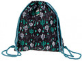 Drawstring Bag School Shoes/Clothes Bag Cactus