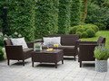 Outdoor Furniture Set SALEMO, brown