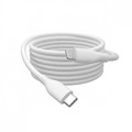 DIGITUS Lightning silicone connection cable, USB-C - Lightning, 2m, white