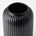 STILREN Vase, black, 22 cm