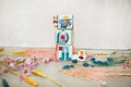 LILLIPUTIENS Set of 3 multi-functional activation cubes with hidden elements Farm 18m+