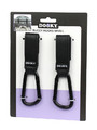 Dooky Buggy Hook Small 2pc, black