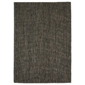 LANDBANA Rug, flatwoven, dark green, 133x195 cm