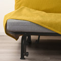 LYCKSELE LÖVÅS 2-seat sofa-bed, Vansbro yellow