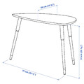 LÖVBACKEN Side table, light green, 77x39 cm