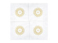 Paper Napkin IHS Holy Communion 33x33cm 20pcs, gold