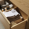 ÄNGSJÖN / ORRSJÖN Wash-stnd w drawers/wash-basin/tap, oak effect, 82x49x69 cm