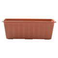 Balcony Plant Pot Box 40 cm, terracotta