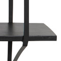 Wall Shelf Combination Belfast 2, grey/black