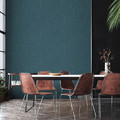 GoodHome Wallpaper on Fleece Masson, blue