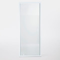 Pivot Shower Door Onega 90 cm, white/patterned