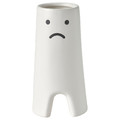 FRÖVÄXT Vase, white, 20 cm