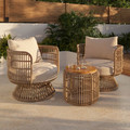 Garden Furniture Set Palm, swivel