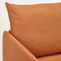 LINDÅKRA 2-seat sofa-bed, Knisa bright orange