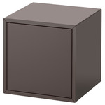 EKET Wall-mounted cabinet combination, dark grey, 35x35x35 cm