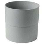 NYPON Plant pot, indoor/outdoor, grey, 24 cm