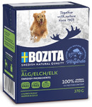 Bozita Dog Food with Elk Chunks in Jelly 370g