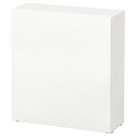 BESTÅ Shelf unit with door, Laxviken white, 60x20x64 cm