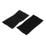 Diall Velcro Tape Hook and Loop Tape 20 cm x 10 cm, black