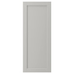 LERHYTTAN Door, light grey, 40x100 cm