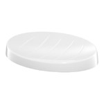 Bisk Soap Dish Pop, white