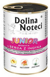 Dolina Noteci Premium Junior Wet Dog Food with Turkey Hearts 400g