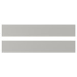 LERHYTTAN Drawer front, light grey, 60x10 cm