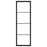 SKYTTA Sliding door frame, black, 77x231 cm