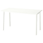 MITTZON Conference table, white, 140x68x75 cm