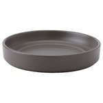 ÄROFULL Candle dish, dark grey, 15 cm