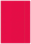 Folder with Elastic Band A4, Fluo raspberry red, 10pcs