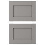 ENHET Drawer front, grey frame, 40x30 cm