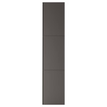 MERÅKER Door with hinges, dark grey, 50x229 cm